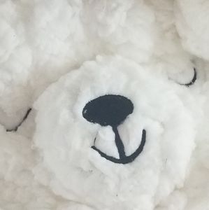 Addie & Tate 2 pc Lamb Hat with Chin strap & mittens